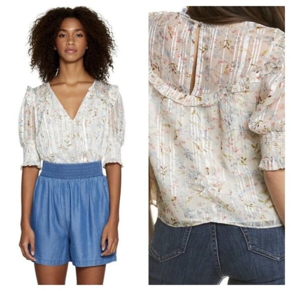 NWT Walter Baker Floral Perla Top Secret Garden M - Picture 1 of 12